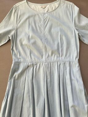 GAP LIght Blue Chambray Denim Dress Size 14 Tall